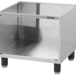Base Fechada de Apoio em Inox para Linha 550/600