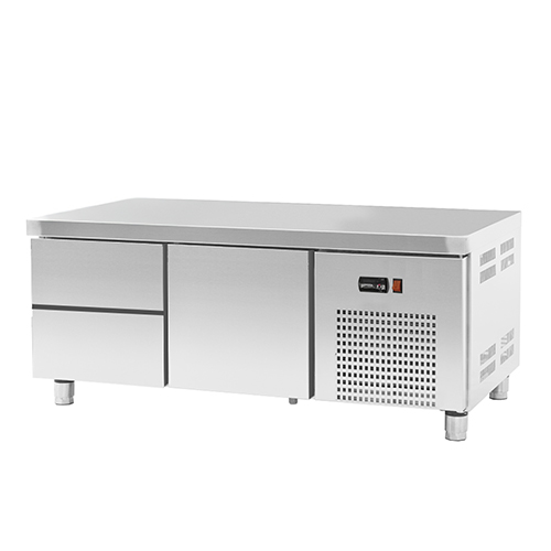 Base Refrigerada Inox Linha 700 c/ Gavetas e Gavetão