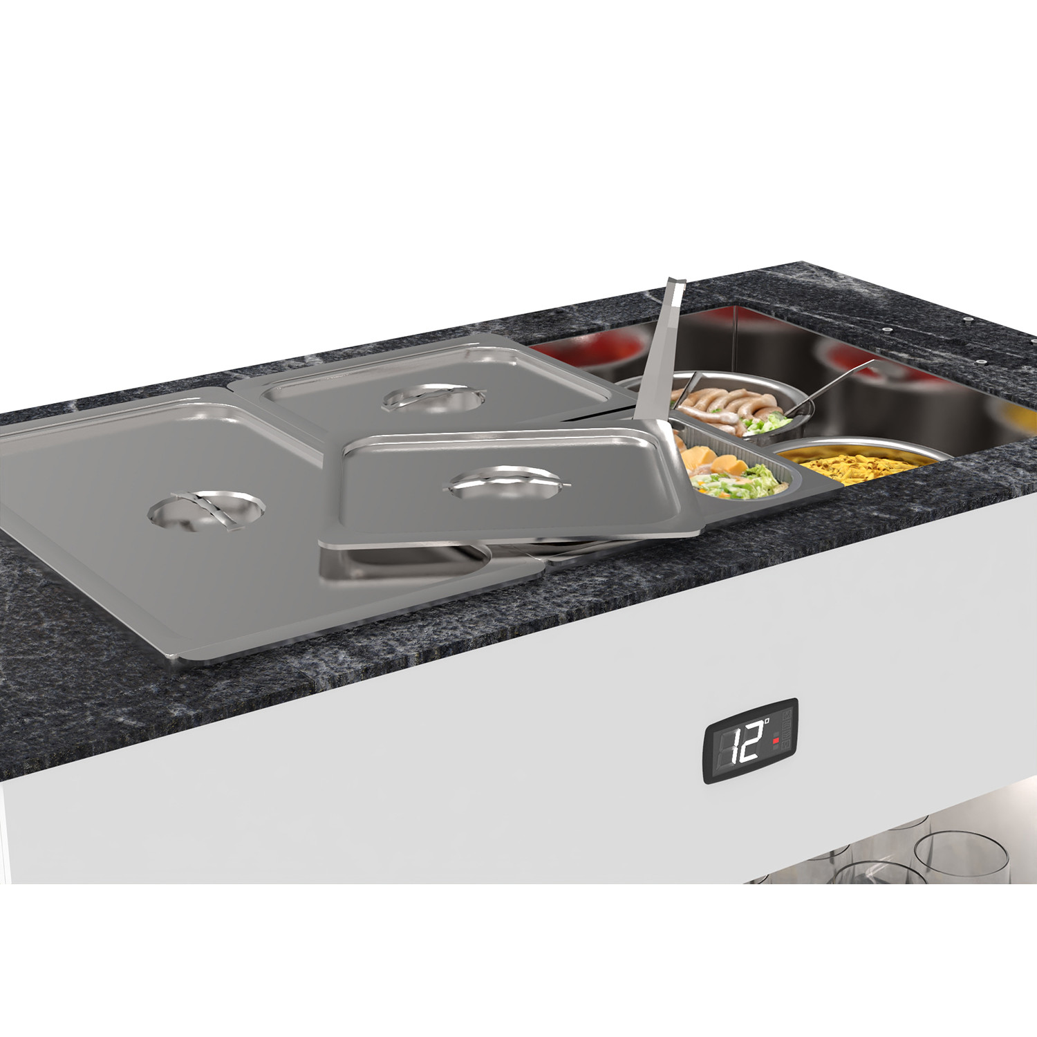 Bufete Refrigerado com Vitrine Integrada BUF150V