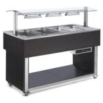Buffet de Banho-Maria Aquecido 4x GN1/1
