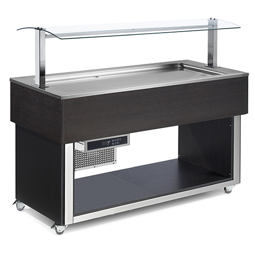 Buffet Refrigerado Estático 6x GN1/1 Iluminado
