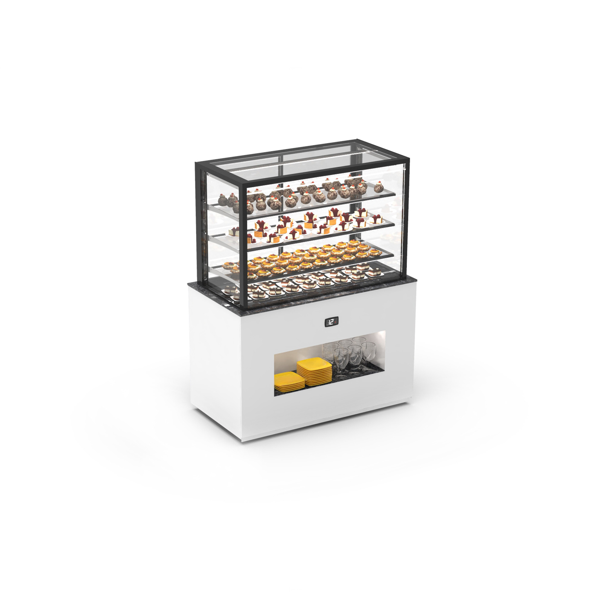 Módulo Buffet Refrigerado com Vitrine Integrada BUF120-80
