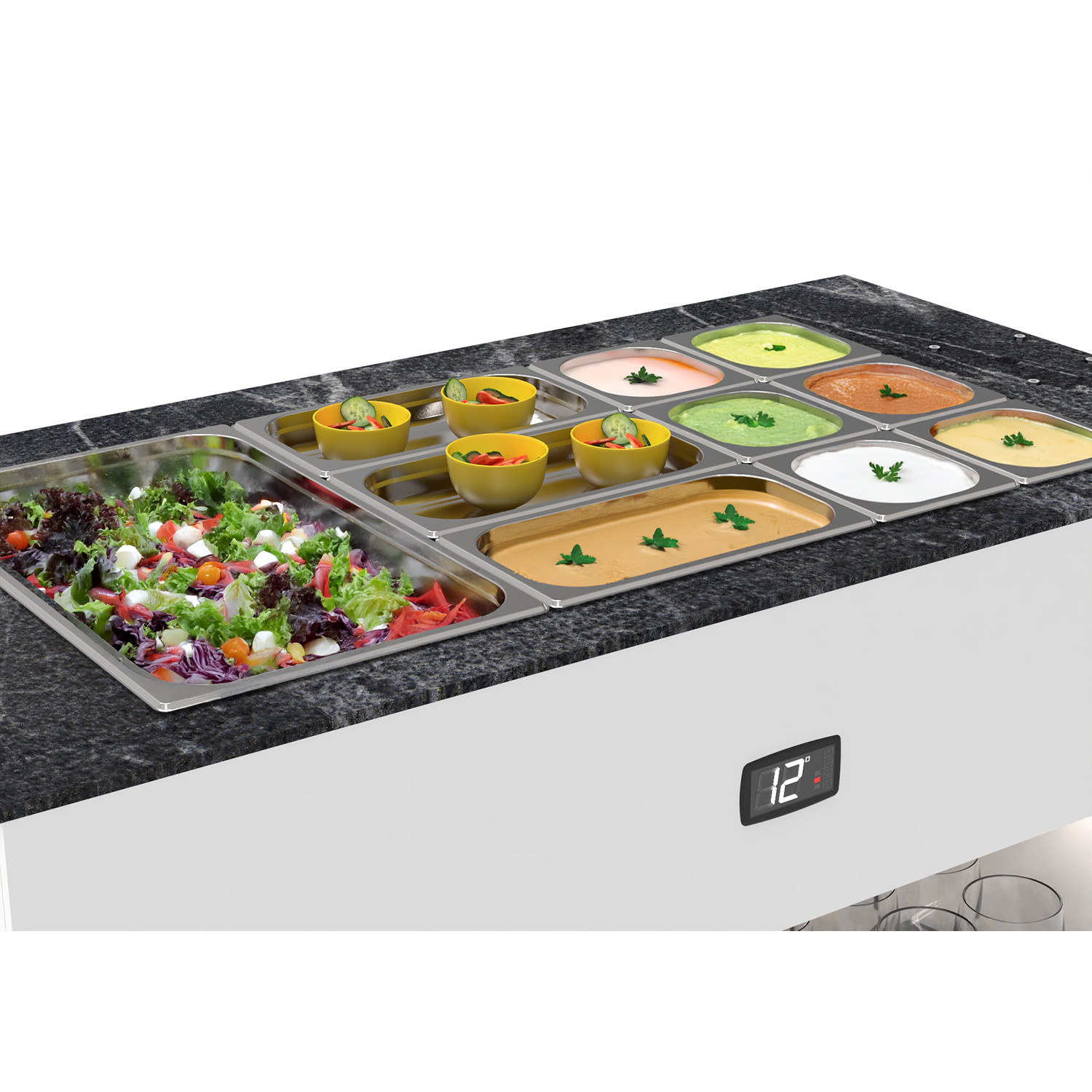Buffet Refrigerado Self-Service Estático