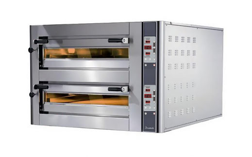 Forno de Pizza Elétrico Digital 4+4 Pizzas Ø350mm