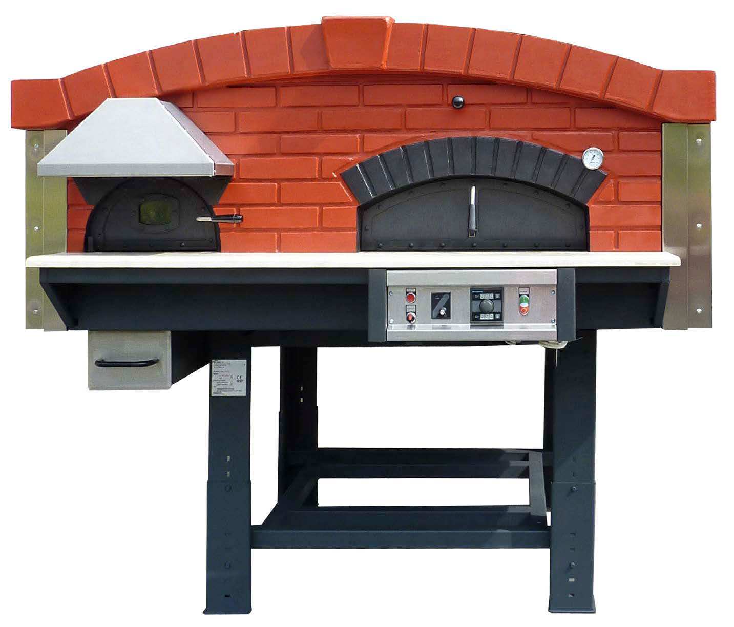 Forno Profissional Lenha/Gás para 9 Pizzas Ø30cm