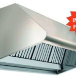 Hotte de Cozinha Mural Inox 2000x815x665mm