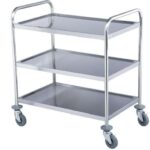 Carro de Serviço Inox 860x540x940mm