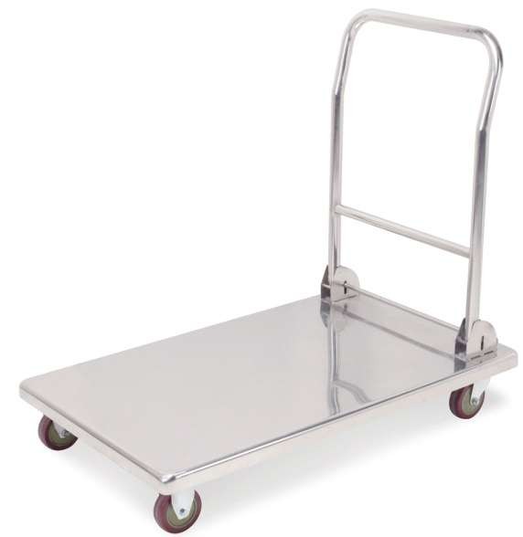 Carro de Transporte Inox com Rodas - 900x600x900mm
