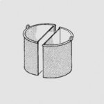 Cesto para Cozedor de Massa 100L com 2 Compartimentos