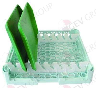 Cesto para Máquina de Lavar Loiça Industrial 500x500x100mm