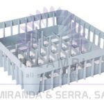 Cesto para Pratos de Máquina de Loiça 400x400x110 mm
