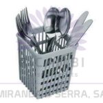 Cesto Quadrado para Talheres 113x113x89mm