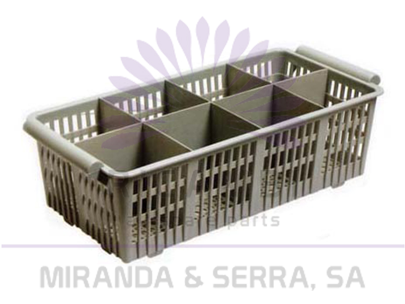 Cesto para Talheres com 8 Compartimentos, 480x230 mm
