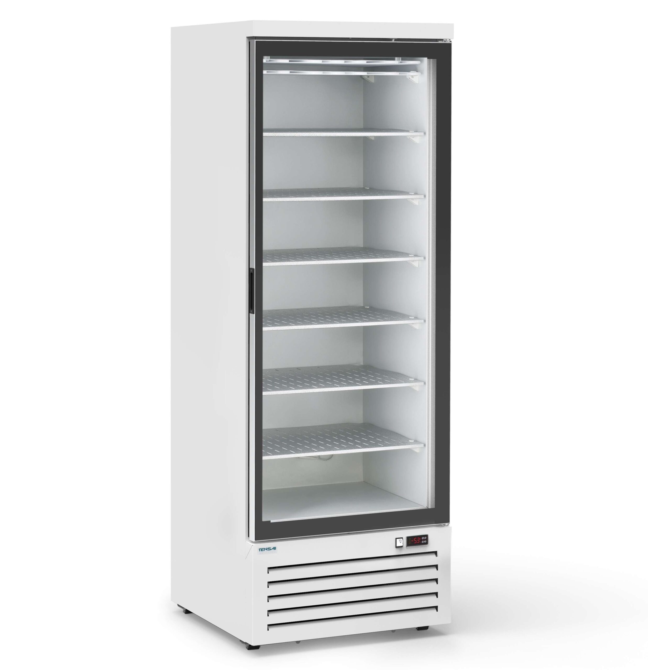 Congelador Exposit. 450L Porta Vidro Branco 700x735x2000mm