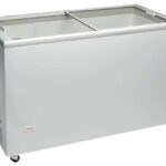 Arca Congeladora Vertical 237L com Porta de Vidro Deslizante