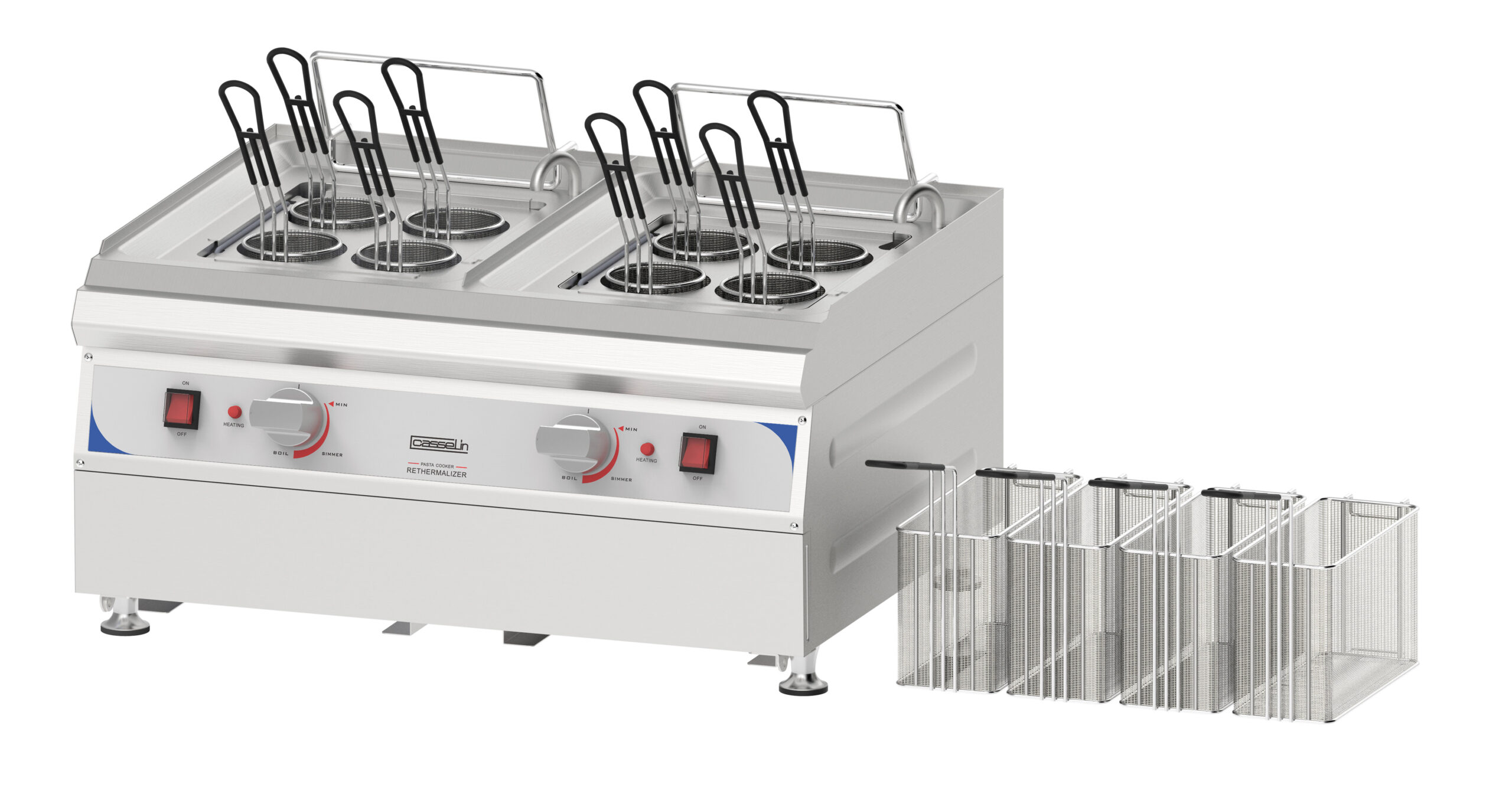 Cozedor de Massa Elétrico Duplo 2x9L