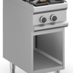 Fogão Industrial a Gás 2 Queimadores 5,5kW com Forno