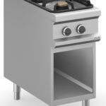 Fogão Industrial a Gás 2 Queimadores 18 kW c/ Forno