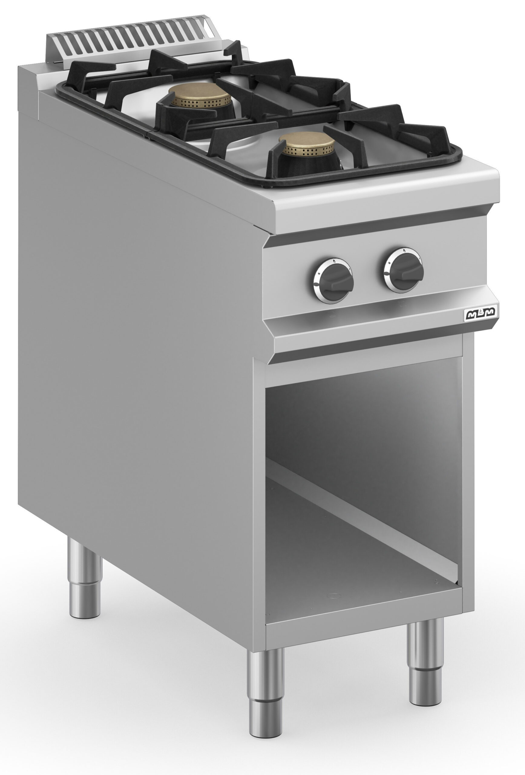 Fogão Industrial a Gás 2 Queimadores 18 kW c/ Forno