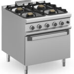 Fogão Industrial a Gás 4 Queimadores com Forno - Linha 900