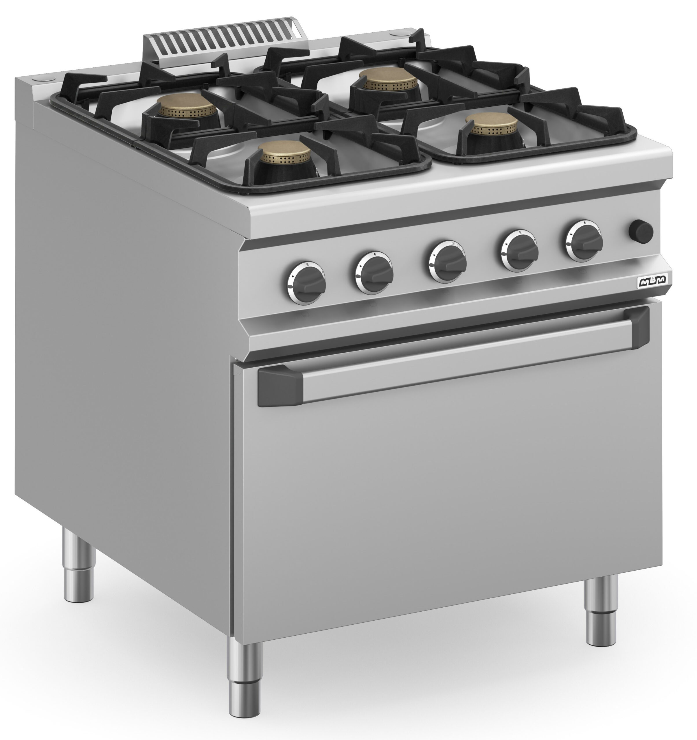 Fogão Industrial a Gás 4 Queimadores com Forno - Linha 900
