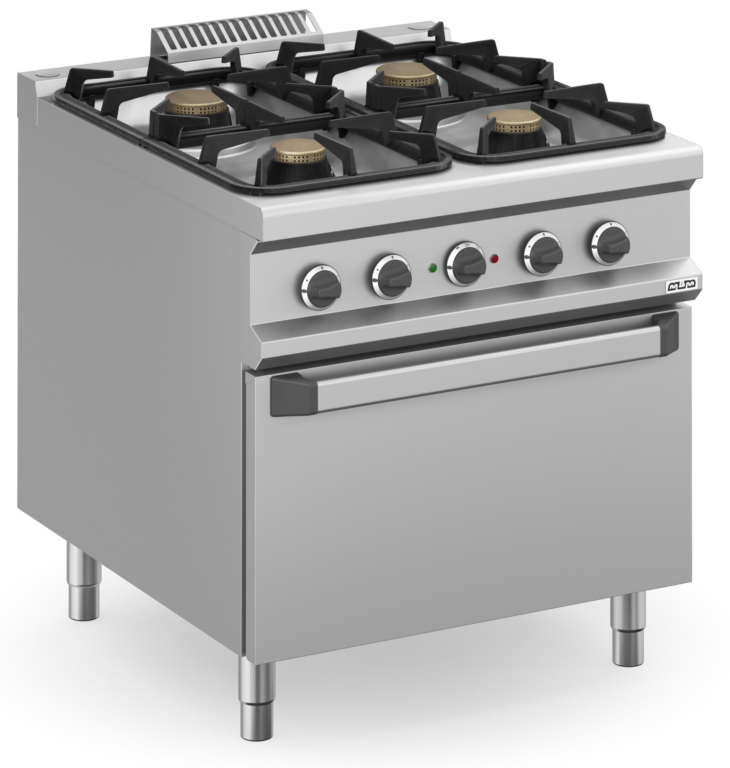 Fogão Industrial a Gás 4 Queimadores c/ Forno Elétrico - Linha 900