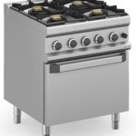 Fogão Industrial a Gás 4 Queimadores com Forno - Linha 700