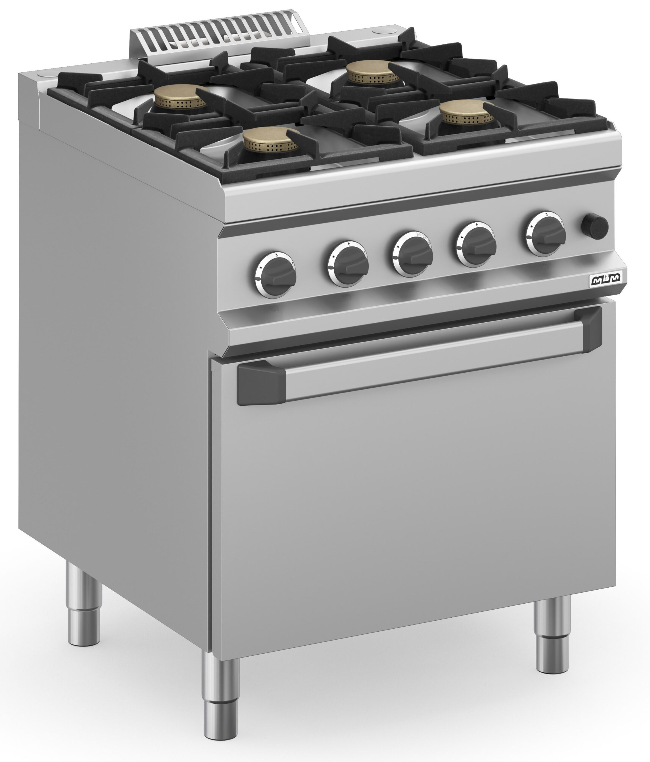 Fogão Industrial a Gás 4 Queimadores com Forno - Linha 700