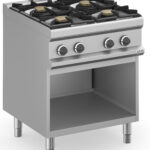 Fogão Industrial a Gás 4 Queimadores com Forno - Linha 700