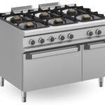 Fogão Industrial a Gás 6 Queimadores com Forno Elétrico