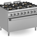 Fogão Industrial a Gás 6 Queimadores com Forno XL