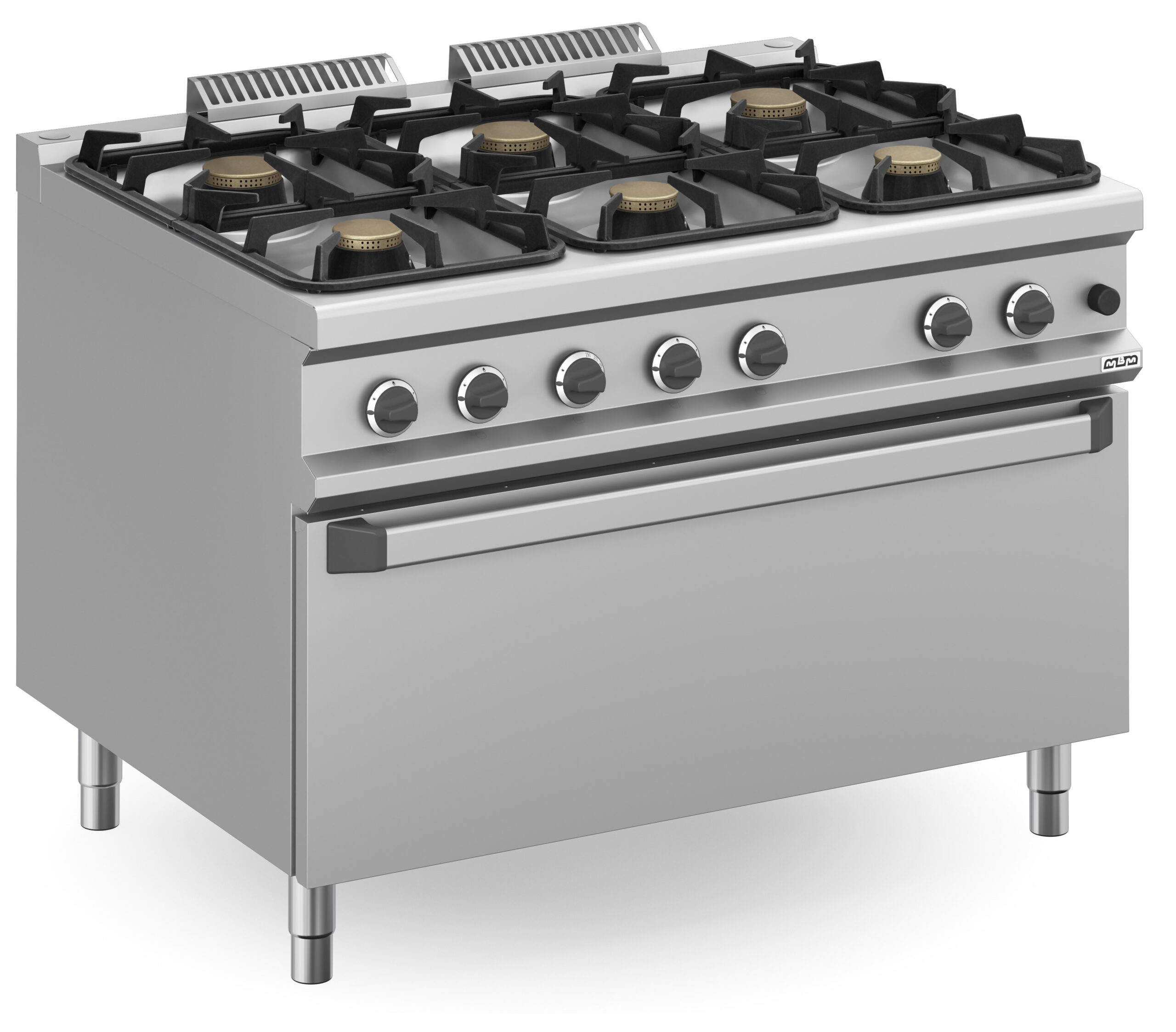 Fogão Industrial a Gás 6 Queimadores com Forno Extra Grande