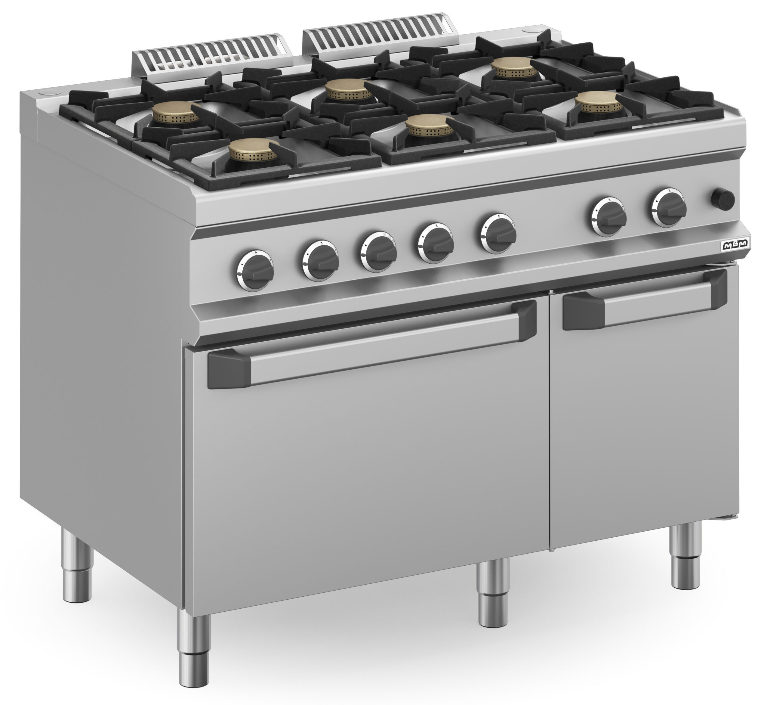 Fogão Industrial a Gás com Forno da Linha 700 - 6 Queimadores