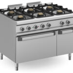 Fogão Industrial a Gás 6 Queimadores c/ Forno Elétrico