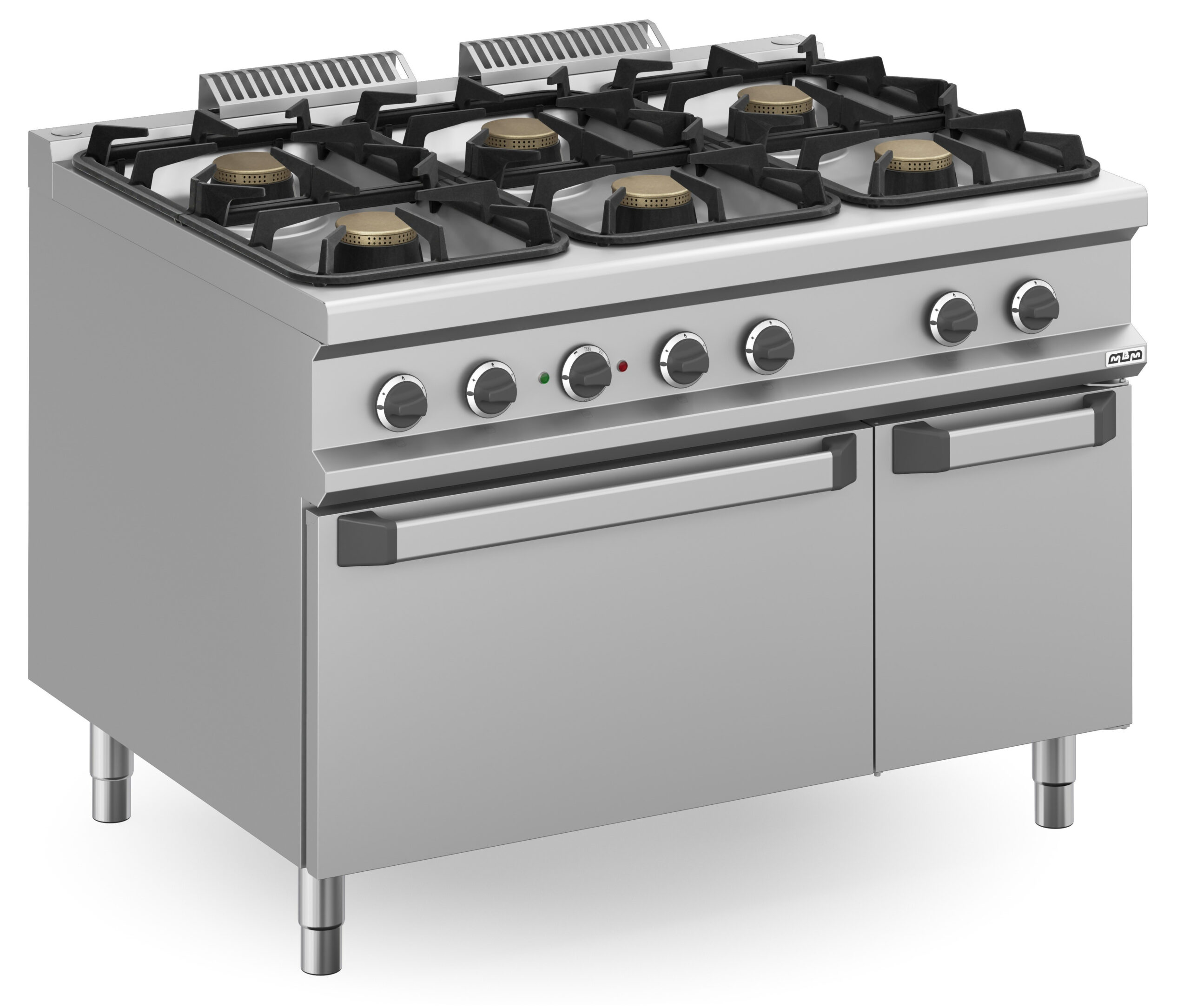 Fogão Industrial a Gás 6 Queimadores c/ Forno Elétrico