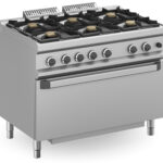 Fogão Industrial a Gás 6 Queimadores com Forno Extra Grande