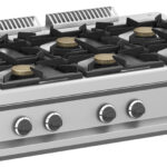 Fogão Industrial a Gás 6 Queimadores 5,5kW Linha 700