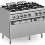 Fogão Industrial a Gás 6 Queimadores com Forno a Gás Magistra Plus 700