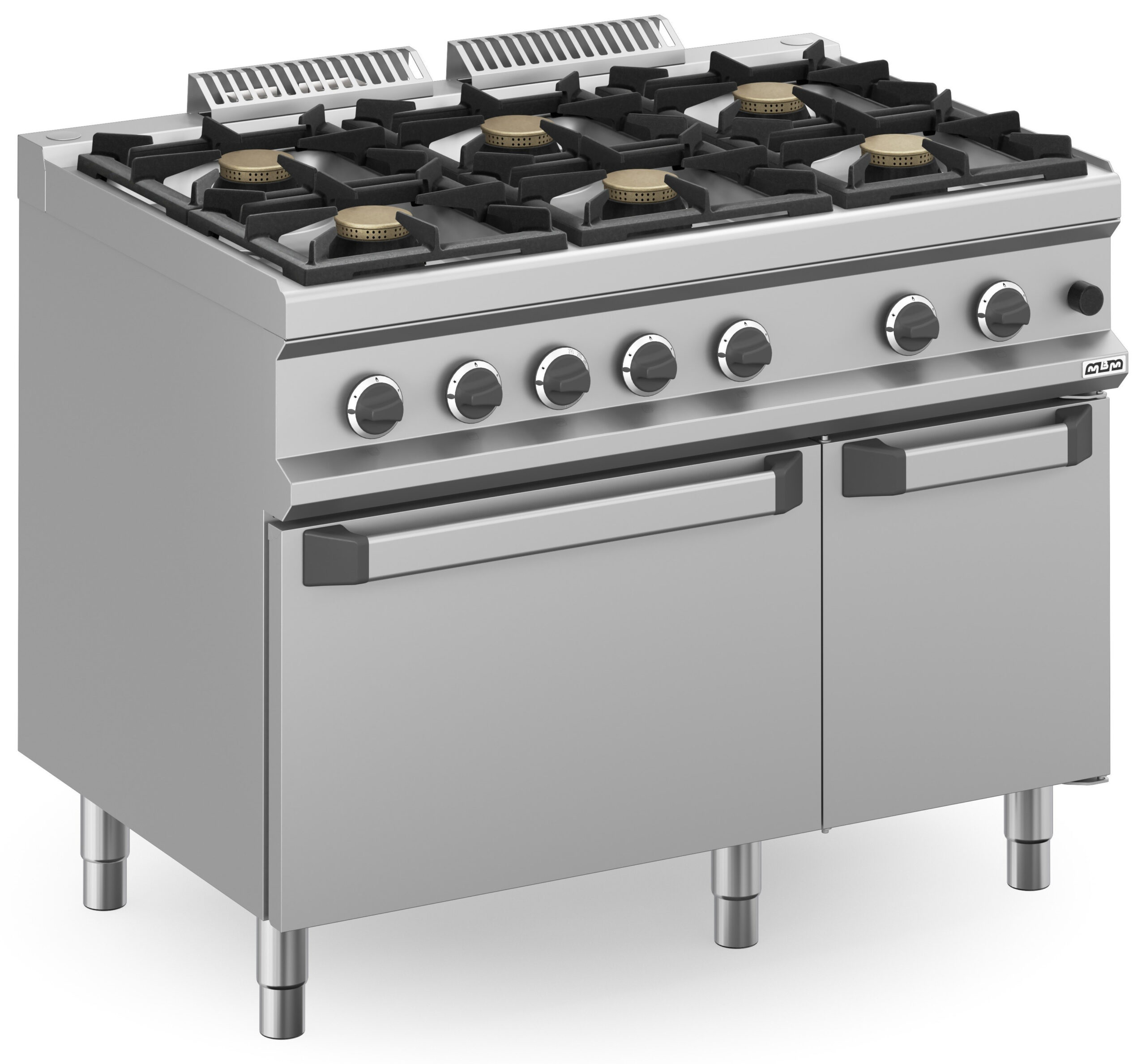 Fogão Industrial a Gás 6 Queimadores com Forno a Gás Magistra Plus 700