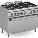 Fogão Industrial a Gás 6 Queimadores com Forno Extra Grande