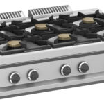 Fogão a Gás 6 Queimadores 42 kW Linha 700 Mesa