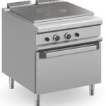 Fogão Industrial a Gás com Chapa Radiante e Forno 800x900mm