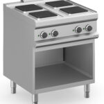 Fogão Elétrico Industrial 4 Zonas com Forno Linha 700