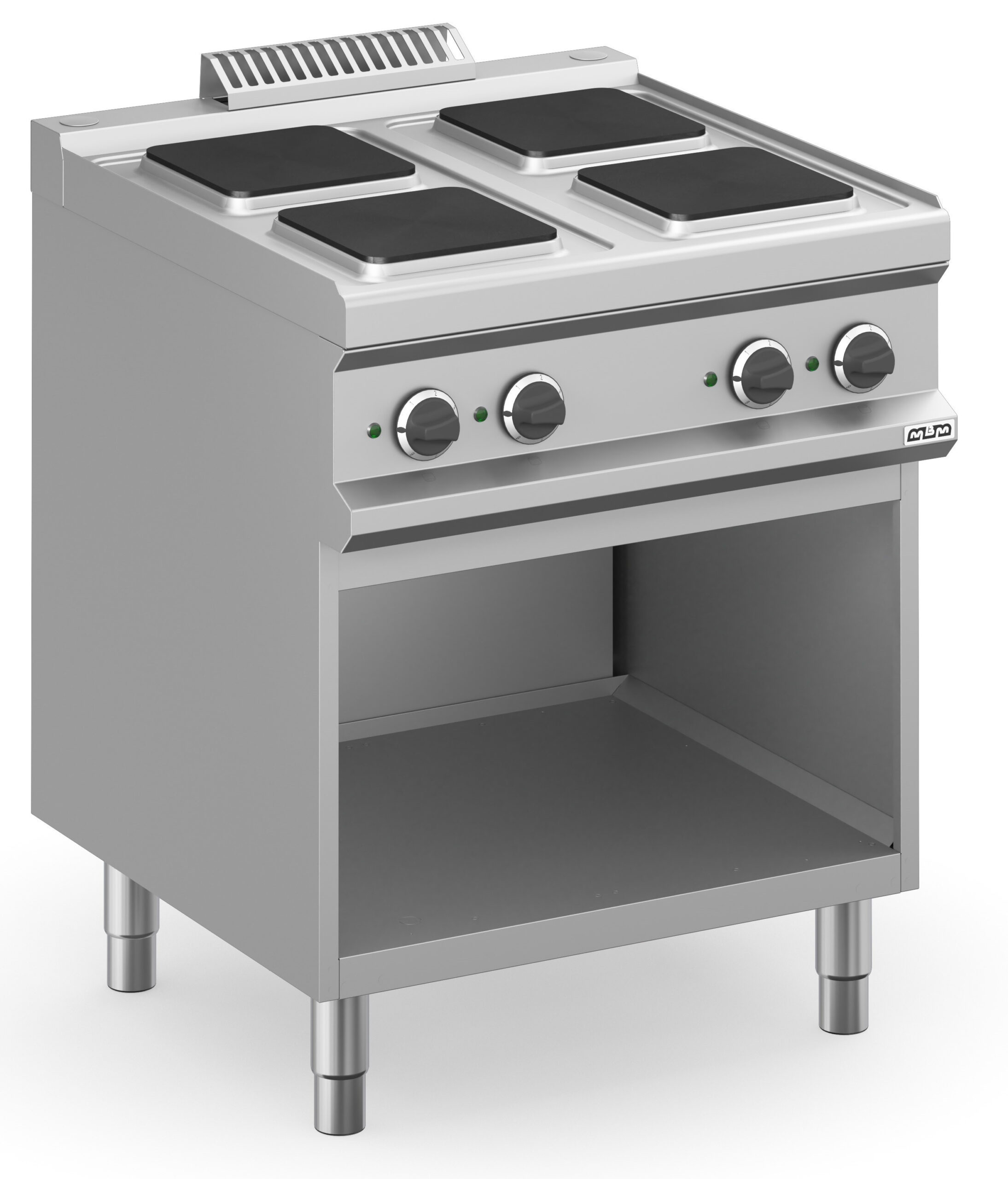 Fogão Elétrico Industrial 4 Zonas com Forno Linha 700