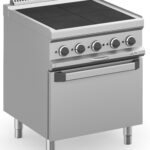 Fogão Industrial Elétrico 4 Zonas com Forno Estático Linha 700