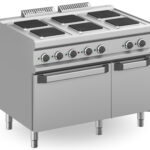 Fogão Industrial Elétrico 6 Zonas com Forno Estático