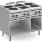 Fogão Industrial Elétrico 6 Zonas Quadradas Linha 700