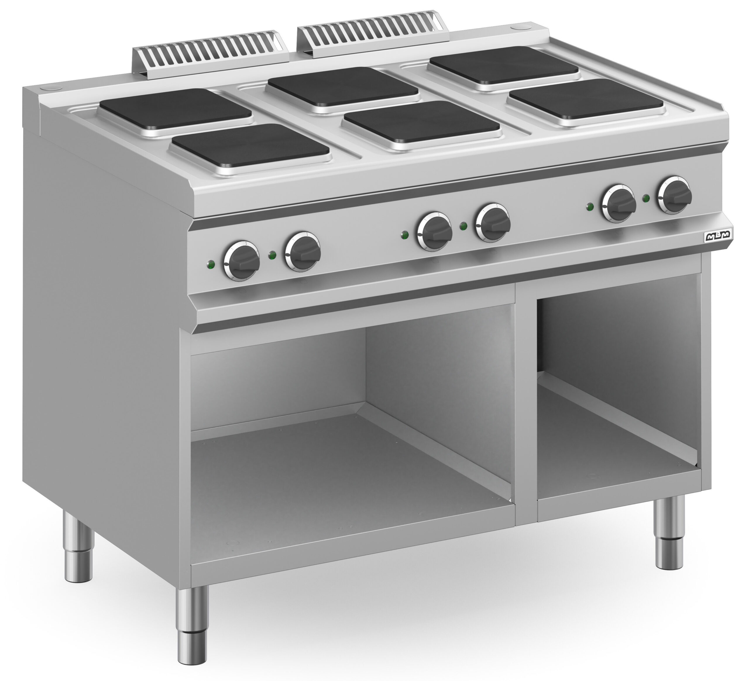 Fogão Industrial Elétrico 6 Zonas Quadradas Linha 700