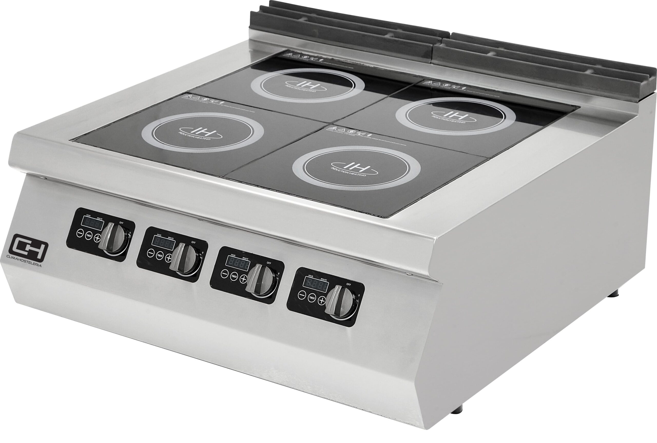 Fogão de Indução Mesa 4 Zonas 4x3 kW Linha 700