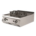 Fogão Wok a Gás de Bancada 2 Queimadores 36kW 800x900x300mm